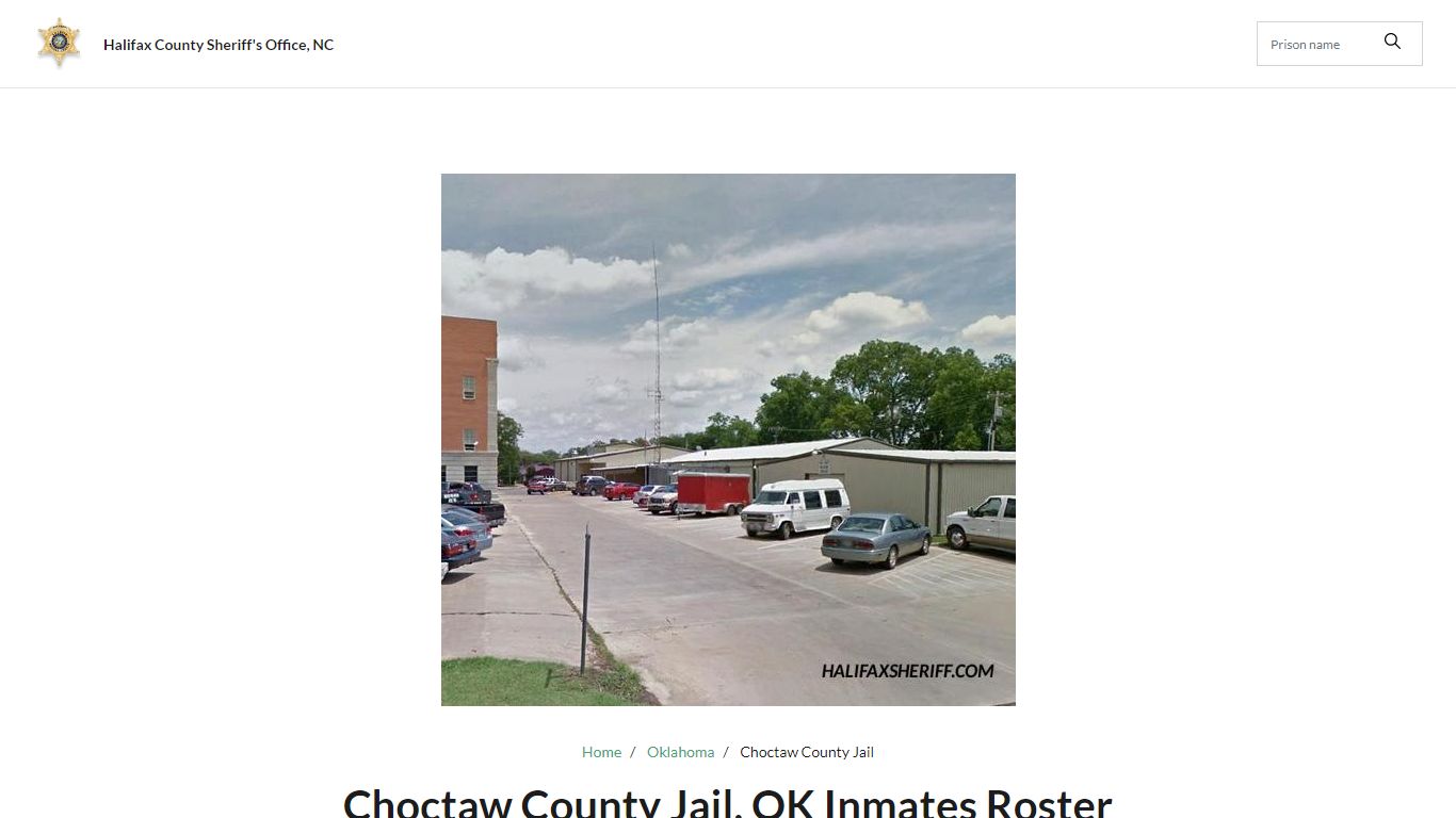 Choctaw County Jail, OK Jail Roster, Name Search